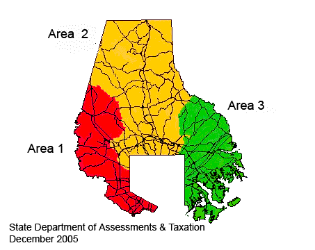 baltimore county area map